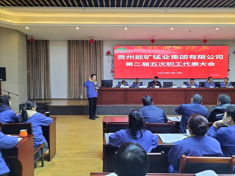 奮進(jìn)正當(dāng)時(shí) 聚力向前行 ——能礦錳業(yè)召開(kāi)第二屆第五次職工代表大會(huì)
