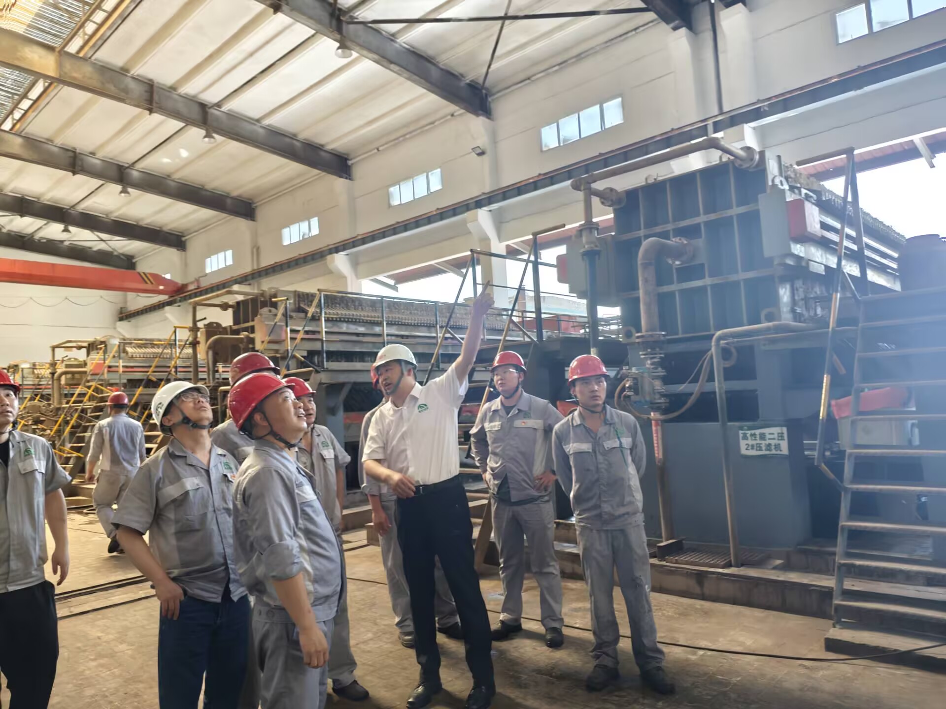 能礦錳業開展防墜落、防掉落專項安全檢查